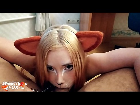 ❤️ Kitsune norīt penis un sperma viņas mutē ☑ Super porno pie mums ❌❤